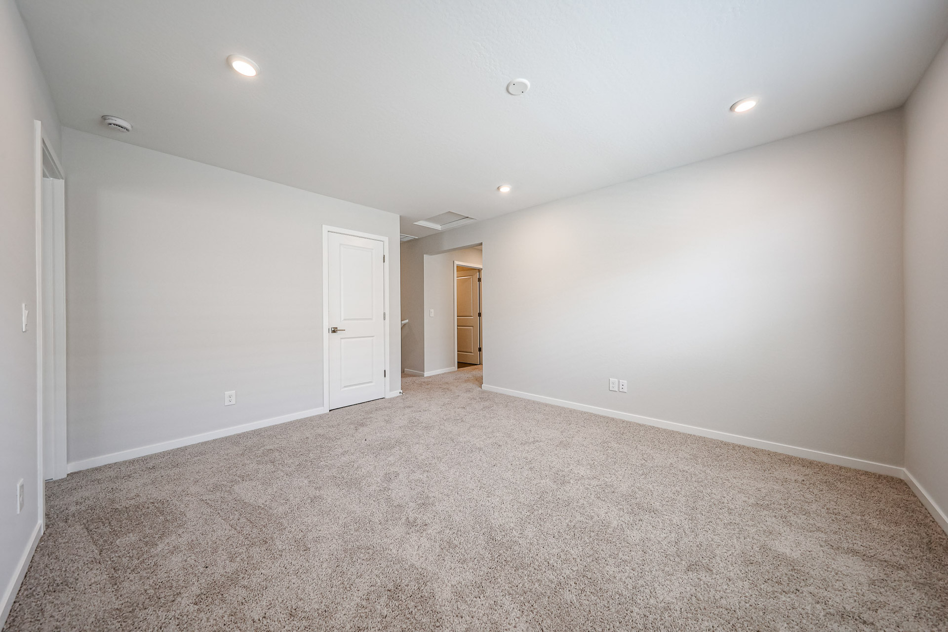 A room with white walls.