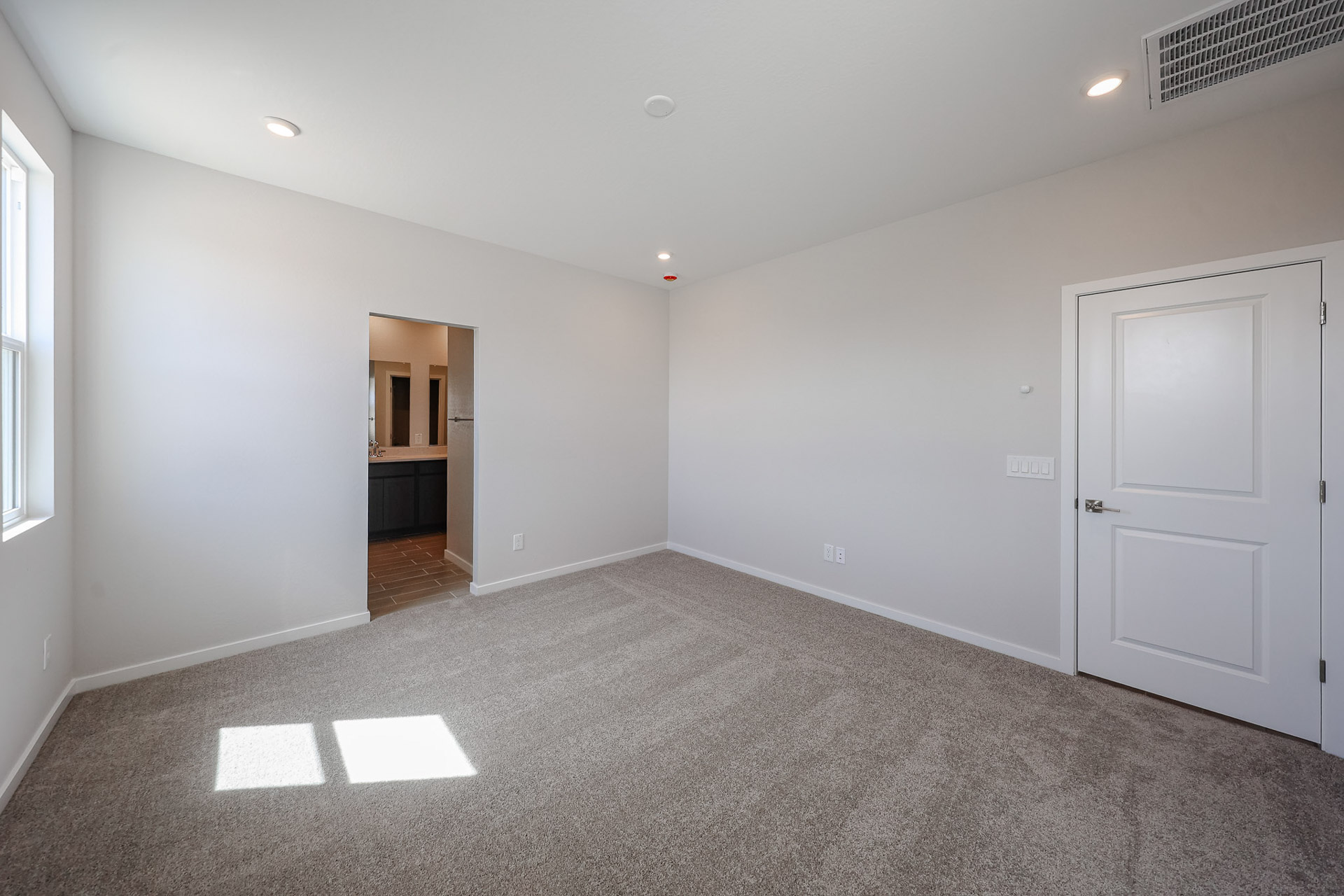 A room with white walls.