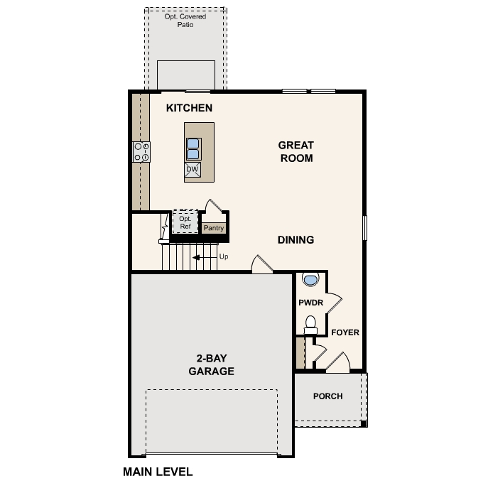 Diagram. Leyland Floorplan, Main Level