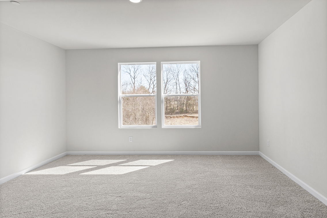 A room with windows.