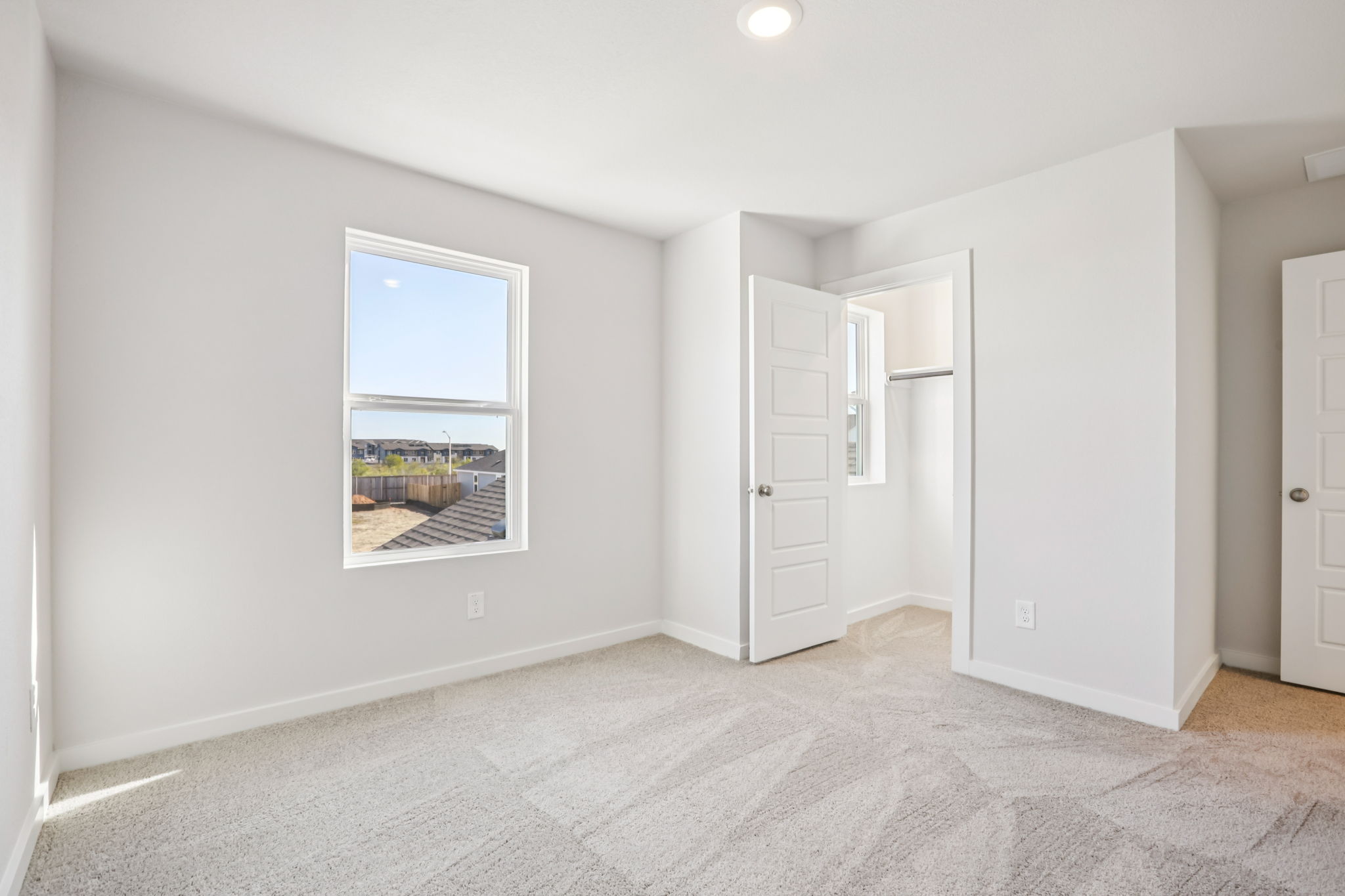 A room with white walls.