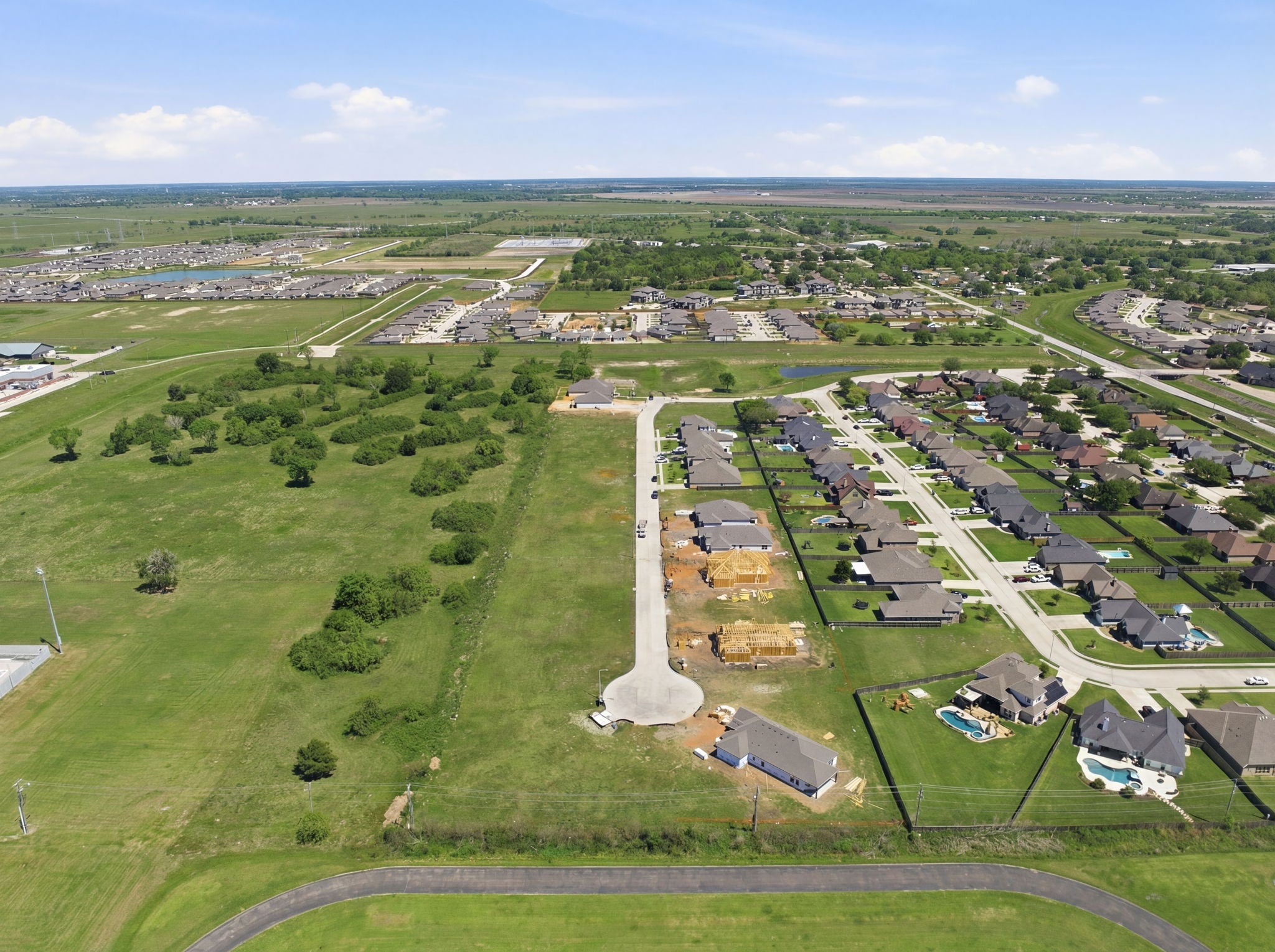 A large green landscape.