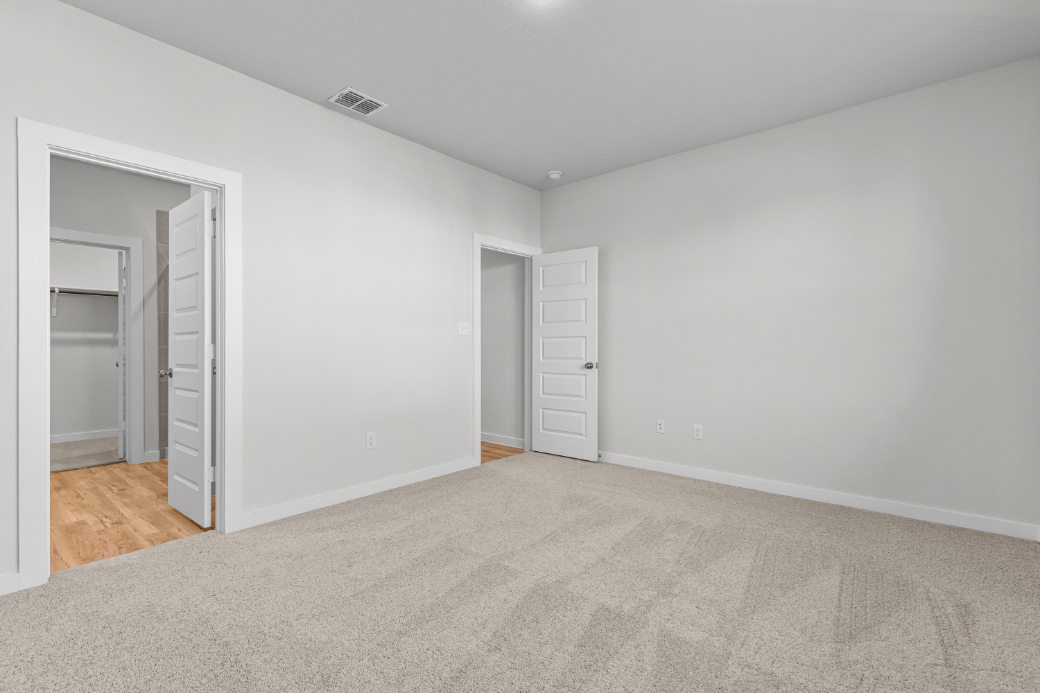 A room with white walls.