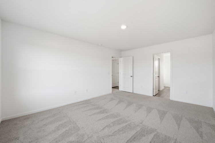 A room with white walls.